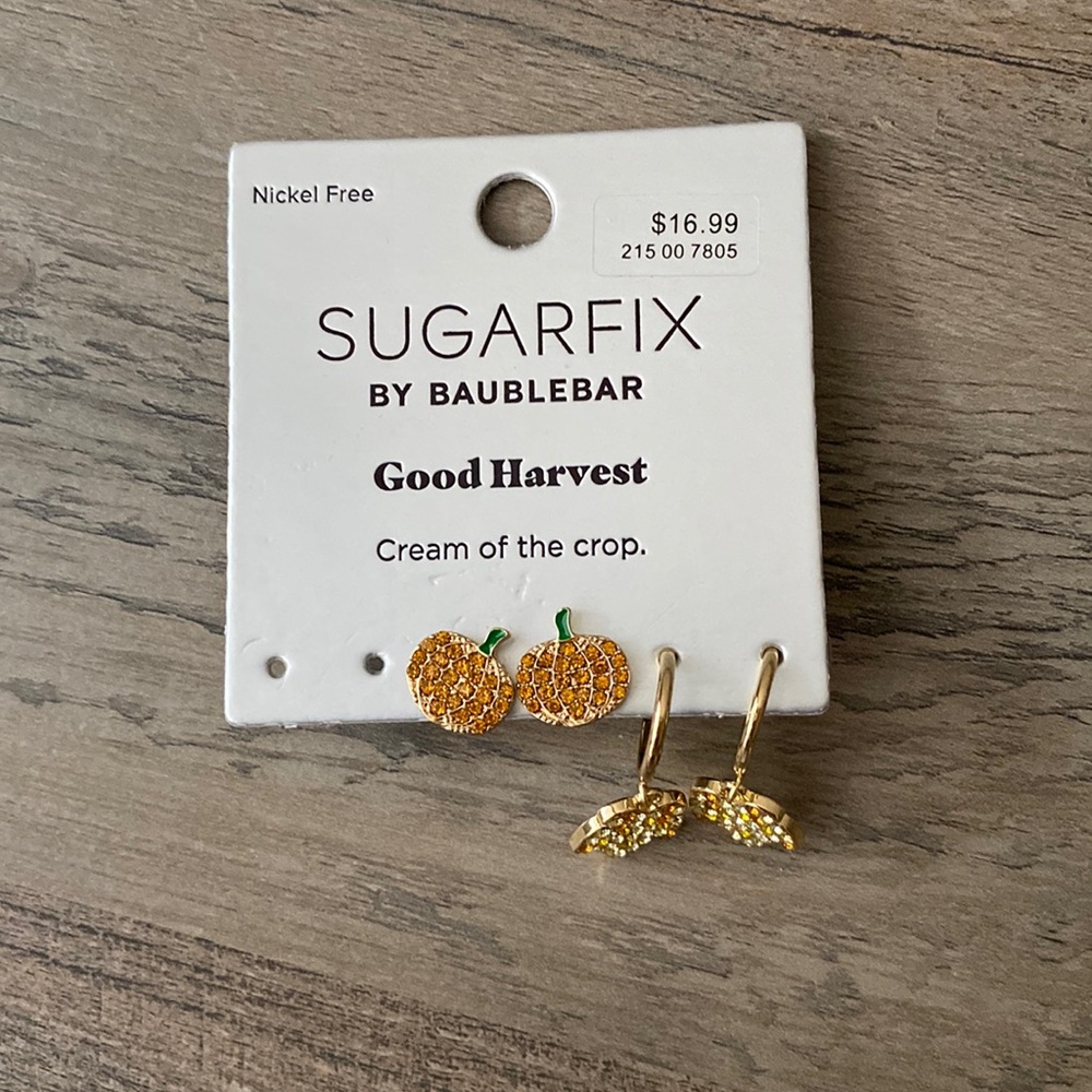 Sugarfix by BaubleBar Good Harvest Earring Set 2 pairs